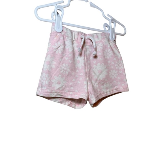 Toddler Girl Shorts 2 Piece Bundle Pink Tie-Dye Pink Floral Size 18 Months - Picture 3 of 9